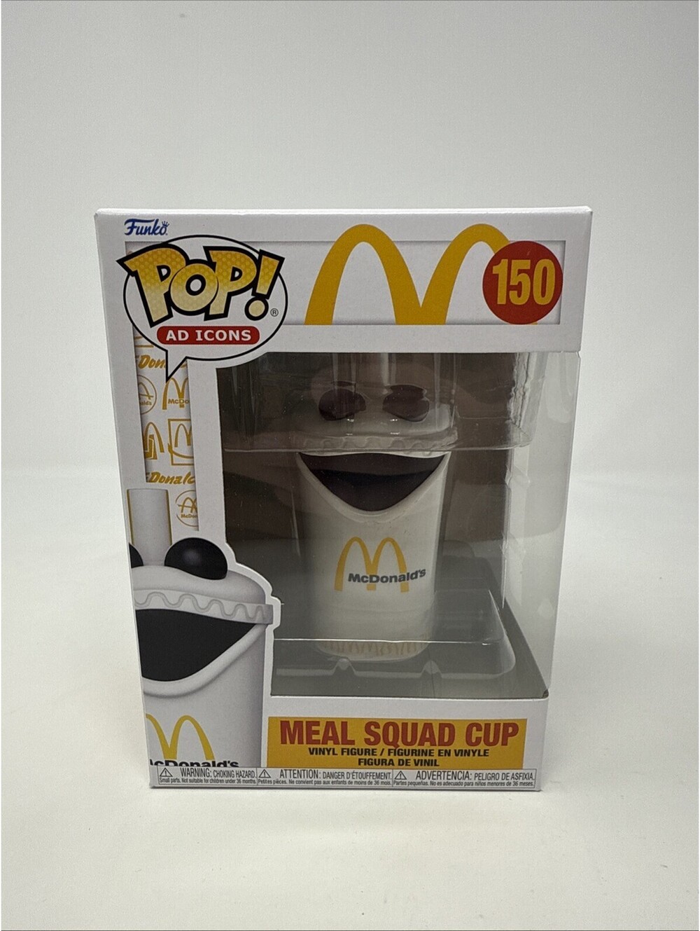Funko Pop /Ad Icons /McDonalds Meal Squad Cup /#150 Vinyl Figure